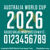 australia-world-cup-2026-font-away-kit Australia 2026 World Cup away jersey font vector nameset detail.