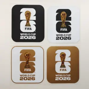 FIFA 2026 World Cup sleeve badges anti-sublimation heat transfer patches in four colors