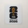 2026-world-cup-sleeve-badges-white-anti-sublimation-sticker Clean white FIFA 2026 World Cup sleeve badge sticker for away kits