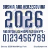 bosnian-2026-world-cup-font Bosnia 2026 World CUp Font Kit Jersey Vector Preview