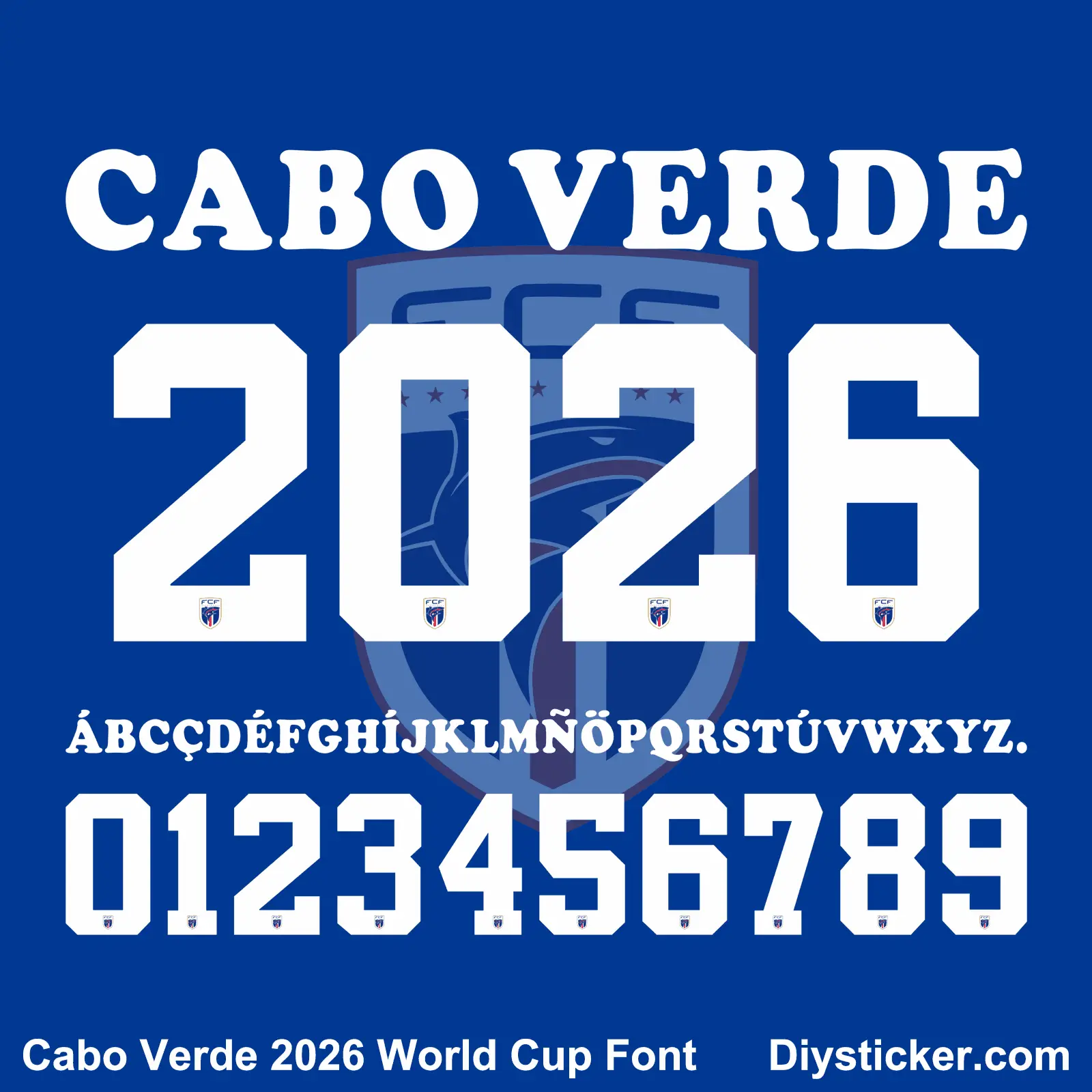 Cabo Verde 2026 World Cup Font Download | TTF & Vector Files