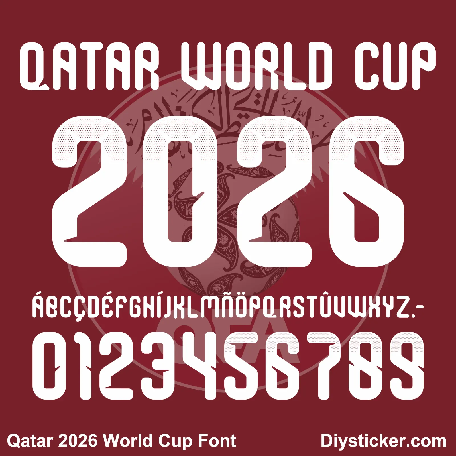 Qatar 2026 World Cup Font Download | TTF, OTF & PDF Vector