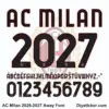 ac-milan-2026-2027-away-font-download AC Milan 2026-2027 Away Font Alphabet Letters and Numbers Vector Kit
