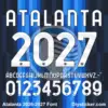 atalanta-2026-2027-font-download Atalanta 2026-2027 Font & Numbers Download