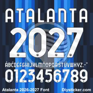 atalanta-2026-2027-font-download Atalanta 2026-2027 Font & Numbers Download