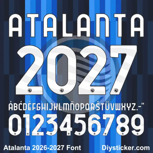 atalanta-2026-2027-font-download Atalanta 2026-2027 Font & Numbers Download
