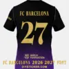 fc-barcelona-2026-2027-away-font-application-effect FC Barcelona 2026-2027 Away Kit Nameset Printing Guide