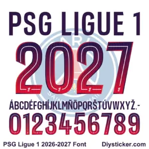 psg-ligue-1-2026-2027-away-font-download PSG Ligue 1 Away Font 2026-2027 Alphabet Letters and Numbers Vector Kit