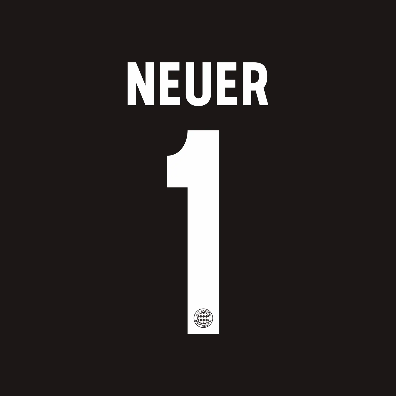 Custom Bayern Munich 2024-25 Nameset - Iron-On Sticker