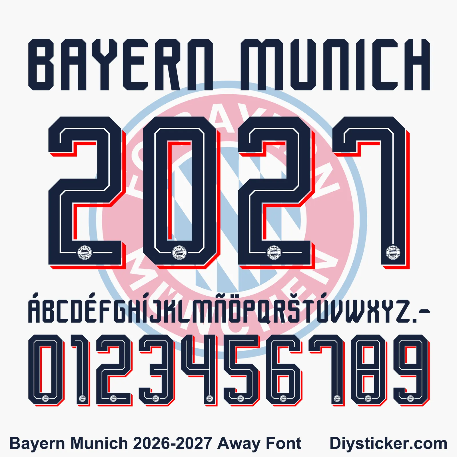 Bayern Munich 2026-2027 Away Font | TTF & Vector Download