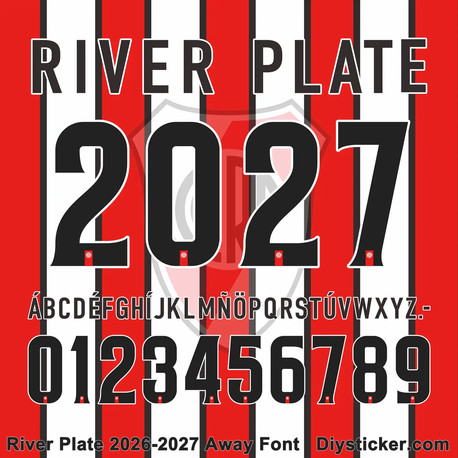 River Plate 2026-2027 Away Font | TTF & Vector Files