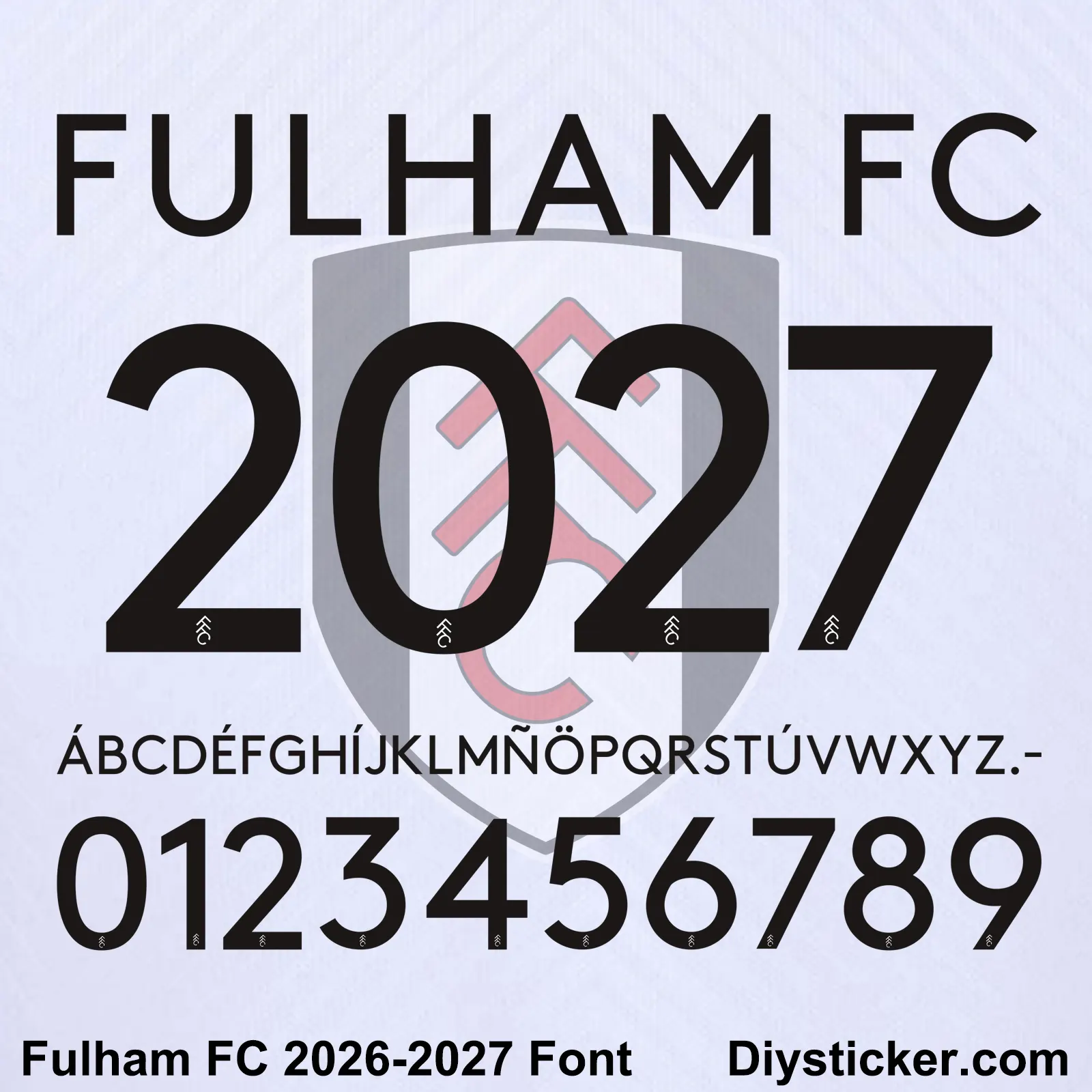 Fulham 2026-2027 Font Download | TTF & Vector Files
