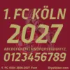 1-fc-köln-2026-2027-special-font-download Gold italic uppercase alphabet and numbers for 1. FC Köln 2026-2027 special font download
